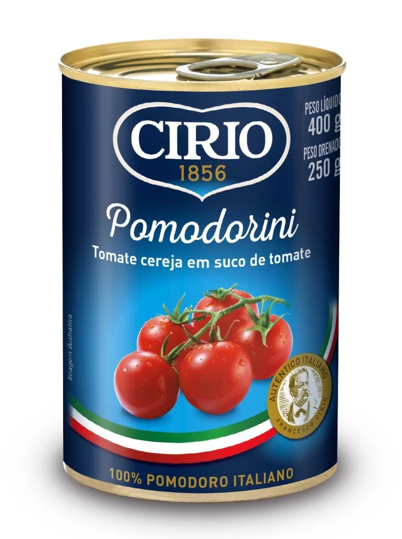 Tomate Cereja Cirio - Fardo de 12 unidades de 400g